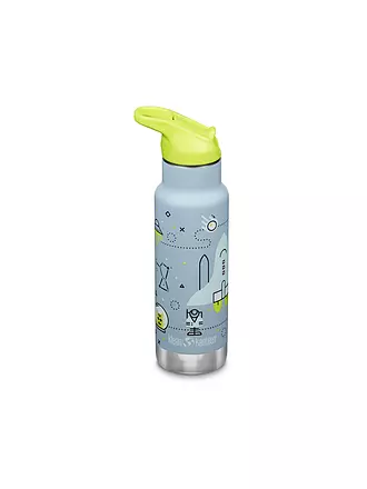 KLEAN KANTEEN | Borraccia per bambini Classic 355ml Flip Sport Cap isolante | hellblau